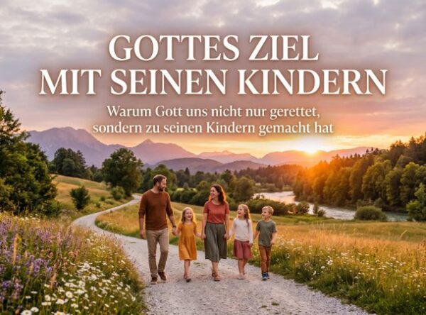 Gottes Ziel mit seinen Kindern.